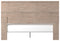 Senniberg - Light Brown/white - King Panel Bed-Washburn's Home Furnishings
