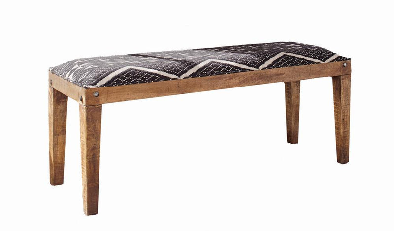 Serene Rectangular Upholstered Bench - Light Brown-Washburn's Home Furnishings