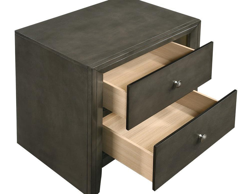 Serenity - Nightstand - Gray-Washburn's Home Furnishings