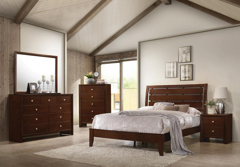 Serenity - Queen Bed - Brown-Washburn's Home Furnishings