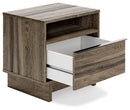 Shallifer - Brown - One Drawer Night Stand-Washburn's Home Furnishings