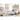 Shawburn - White / Black / Gray - Six Drawer Dresser-Washburn's Home Furnishings