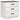 Shawburn - White/dark Charcoal Gray - Three Drawer Chest - Vinyl-wrapped-Washburn's Home Furnishings