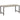 Shybourne - Gray/aged Bronze - Over Ottoman Table-Washburn's Home Furnishings