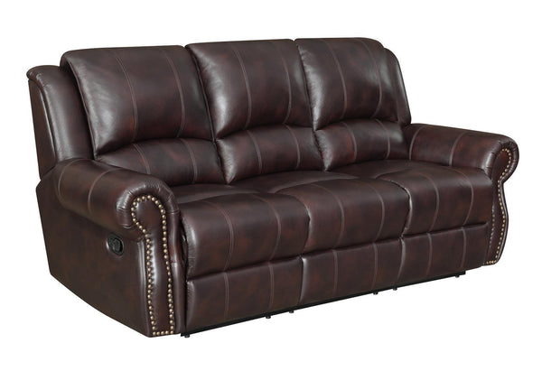 Sir Rawlinson Motion Collection - Motion Sofa - Dark Brown-Washburn's Home Furnishings