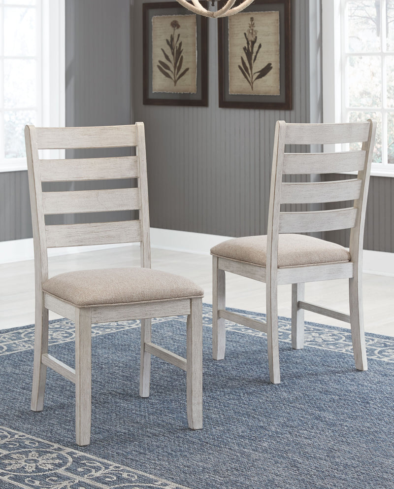 Skempton - White - Dining Chair (set Of 2)-Washburn's Home Furnishings