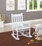 Slat Back Youth Rocking Chair - White-Washburn's Home Furnishings