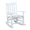 Slat Back Youth Rocking Chair - White-Washburn's Home Furnishings