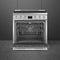 Smeg 30" Professional Gas Range in Stainless Steel-Washburn's Home Furnishings
