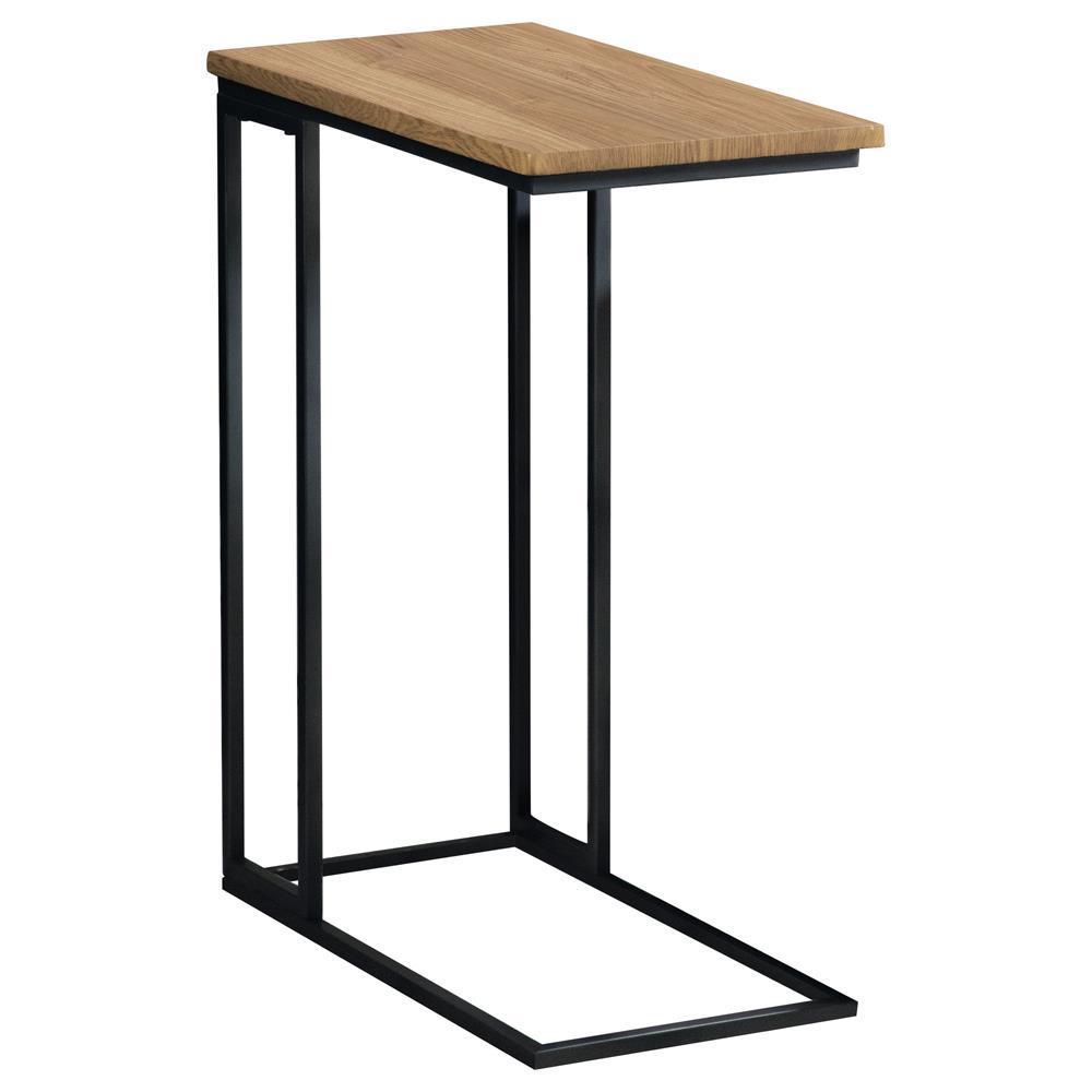 Out Lex Box Table Snack Table C-shape With Power Outlet - Light Brown – Washburn's Home ...