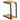 Snack Table With C-shape Base - Light Brown-Washburn's Home Furnishings