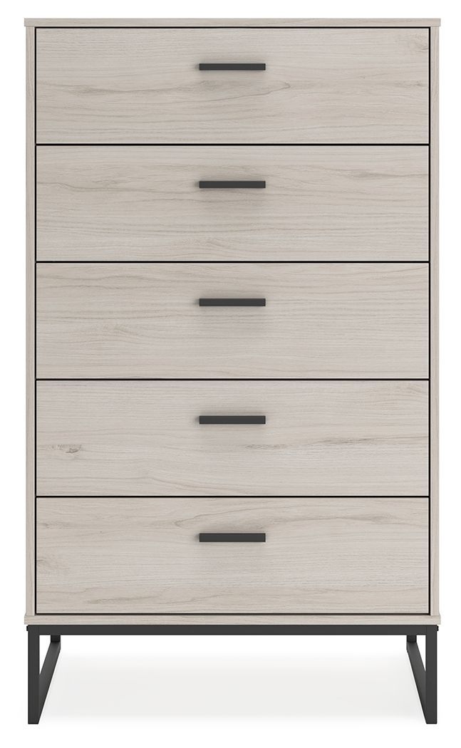Socalle - Light Natural - Five Drawer Chest-Washburn's Home Furnishings