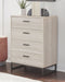 Socalle - Light Natural - Four Drawer Chest-Washburn's Home Furnishings