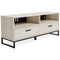 Socalle - Light Natural - Medium Tv Stand - Vinyl-wrapped-Washburn's Home Furnishings