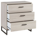 Socalle - Light Natural - Three Drawer Chest-Washburn's Home Furnishings