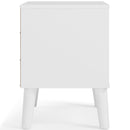 Socalle - Two-tone Brown/white - One Drawer Night Stand-Washburn's Home Furnishings