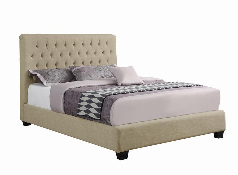 Sofa Upholstered Bed - Eastern King Bed - Beige-Washburn's Home Furnishings