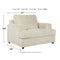 Soletren - Stone - Chair And A Half-Washburn's Home Furnishings