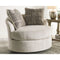 Soletren - Stone - Swivel Accent Chair-Washburn's Home Furnishings