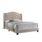 Sonoma Upholstered Bed - Queen Bed - Beige-Washburn's Home Furnishings