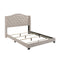 Sonoma Upholstered Bed - Queen Bed - Beige-Washburn's Home Furnishings