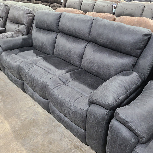 Southern Motion Colton Double Reclining Sofa in Bombshell Ink-Washburn's Home Furnishings