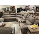 Southern Motion Dazzle Sectional In Bombshell Mocha-Washburn's Home Furnishings