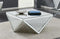 Square Coffee Table With Triangle Detailing - Pearl Silver-Washburn's Home Furnishings