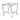 Square End Table With Mirrored Shelf - Pearl Silver-Washburn's Home Furnishings
