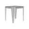 Square Glass Top End Table - Pearl Silver-Washburn's Home Furnishings