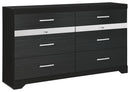Starberry - Black - Eight Drawer Dresser-Washburn's Home Furnishings