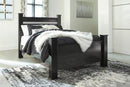 Starberry - Black - Queen Poster Footboard-Washburn's Home Furnishings