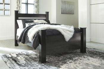Starberry - Black - Queen Poster Footboard-Washburn's Home Furnishings