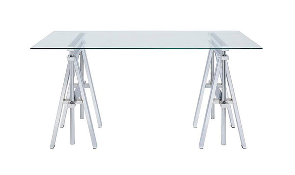 Statham - Writing Desk - Pearl Silver-Washburn's Home Furnishings