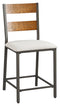 Stellany - Brown/gray - Counter Height Bar Stool (set Of 2)-Washburn's Home Furnishings