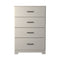 Stelsie - White - Four Drawer Chest-Washburn's Home Furnishings