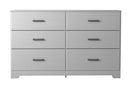 Stelsie - White - Six Drawer Dresser-Washburn's Home Furnishings