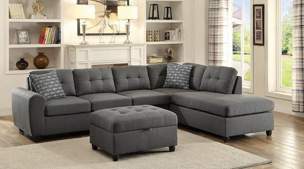 Stonenesse - Sectional - Grey - Sectional-Washburn's Home Furnishings