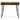 Strumford - Brown/black - Home Office Desk With 1 Open Storage-Washburn's Home Furnishings