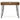 Strumford - Brown/black - Home Office Desk With 1 Open Storage-Washburn's Home Furnishings