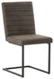 Strumford - Gray/black - Dining Chair (set Of 2)-Washburn's Home Furnishings