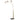 StyleCraft Antique Brass Mid Century Modern Metal & Marble Arch Floor Lamp 84"H-Washburn's Home Furnishings