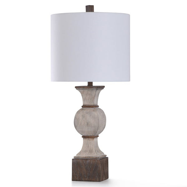 StyleCraft Kirkby Traditional Baluster Stle Painted Base Table Lamp H33"-Washburn's Home Furnishings