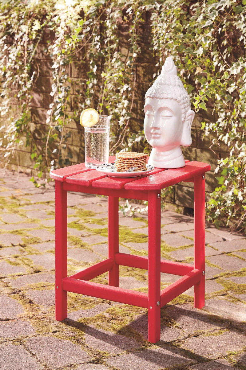 Sundown Treasure - Red - Rectangular End Table-Washburn's Home Furnishings