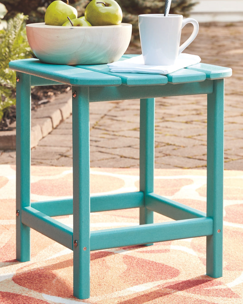 Sundown Treasure - Turquoise - Rectangular End Table-Washburn's Home Furnishings