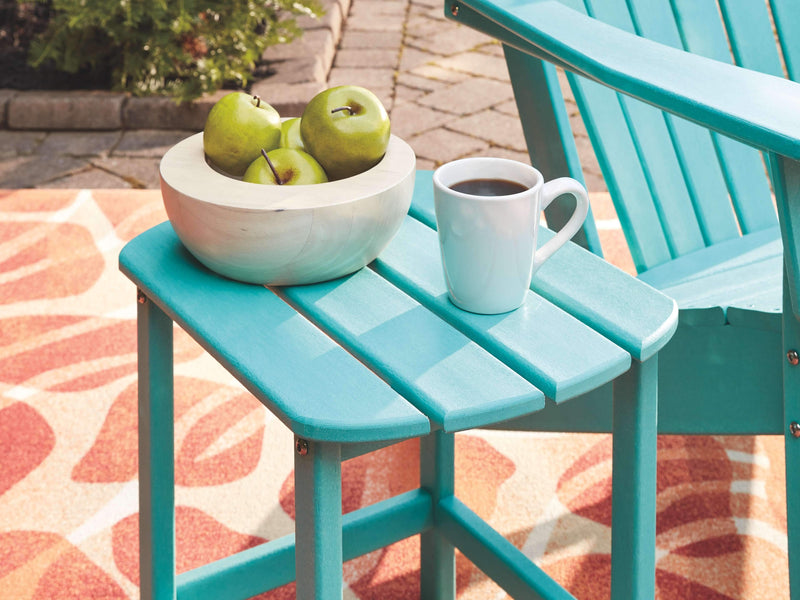 Sundown Treasure - Turquoise - Rectangular End Table-Washburn's Home Furnishings