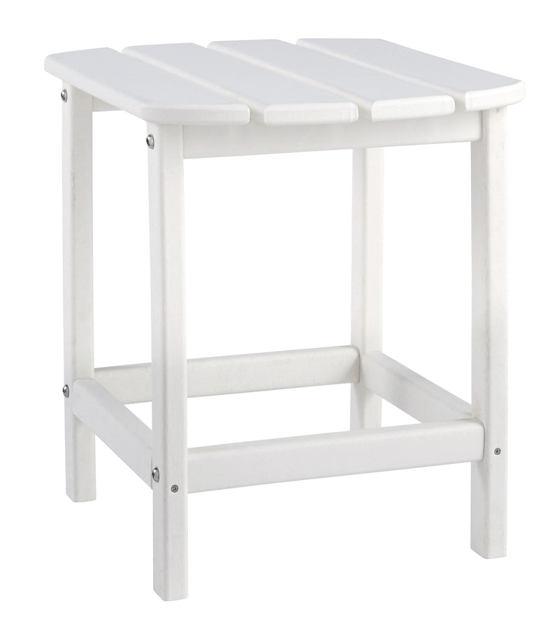 Sundown Treasure - White - Rectangular End Table-Washburn's Home Furnishings