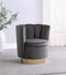 Swivel Chair - Grey-Washburn's Home Furnishings