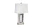 Table Lamp With Mirror Tile Base - Pearl Silver-Washburn's Home Furnishings