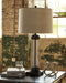 Talar - Clear/bronze Finish - Glass Table Lamp (1/cn)-Washburn's Home Furnishings